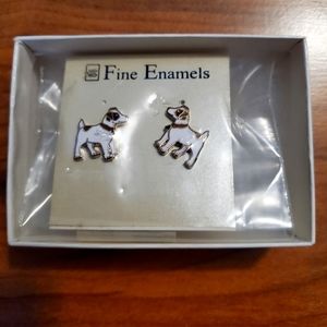 Jack Russell Earrings